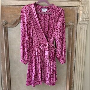 Omika Paisley Wrap Dress